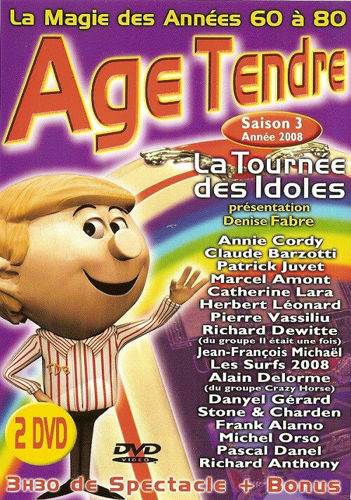 Livrenpoche : Various - Age Tendre... La Tournée Des Idoles Vol.3 - Collectif - DVD