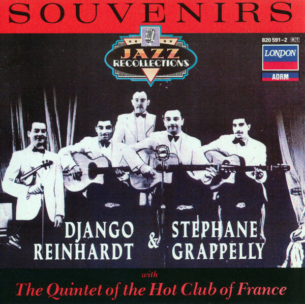 Livrenpoche : Django Reinhardt & Stephane Grappelly With The Quintet Of The Hot Club Of France - Souvenirs - Django Reinhardt & Stephane Grappelly With The Quintet Of The Hot Club Of France - CD