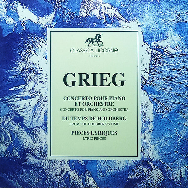 Livrenpoche : Grieg - Concerto pour piano et orchestre, du temps de holdberg, pièces lyriques - GRIEG - CD