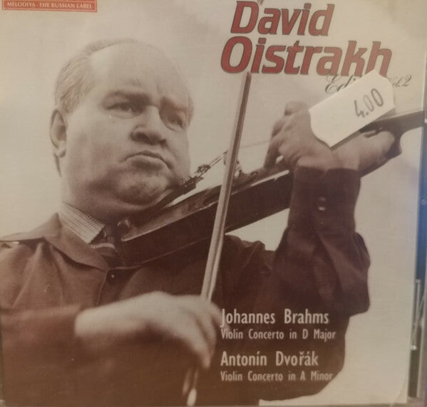 Livrenpoche : David Oistrach, Johannes Brahms - Antonín Dvo?ák - David Oistrakh Edition Vol. 2, Brahms Violin Concerto In D Major, Dvorak Violin Concerto In A Minor - Johannes Brahms, David Oistrach - CD