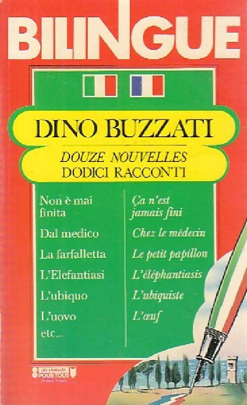 Livrenpoche : Nouvelles (bilingue) - Dino Buzzati - Livre
