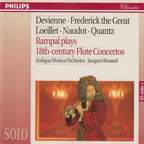 Livrenpoche : Rampal, Devienne, Frederick the Great, Loeillet, Naudot, Quantz - 18th-Century Flute Concertoes - Rampal, Devienne, Loeillet, Naudot, Quantz, Frederick the Great - CD
