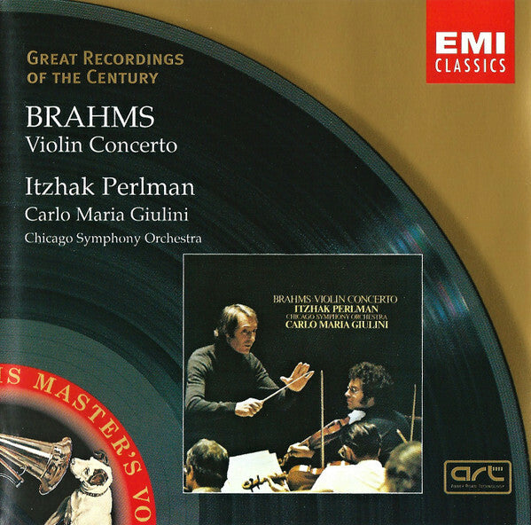 Livrenpoche : Brahms ; itzhak perlman - Chicago symphony orchestra - Carlo Maria Giulini - Violin concerto - Brahms, Itzhak Perlman - CD