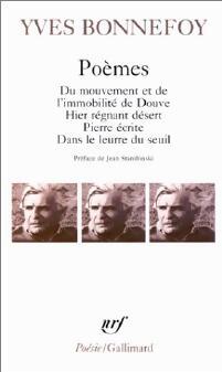 Poèmes - Yves Bonnefoy - Livre