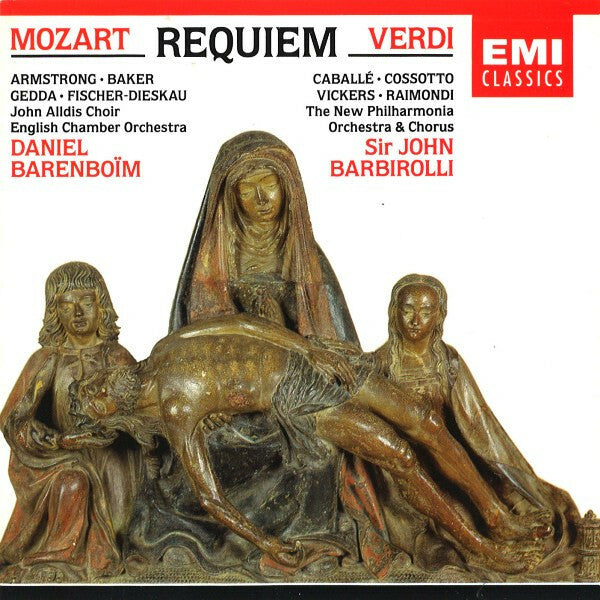 Livrenpoche : Mozart, Verdi, Daniel Barenboim, Sir John Barbirolli - Requiem - Mozart, Daniel Barenboim, Verdi, Sir John Barbirolli - CD