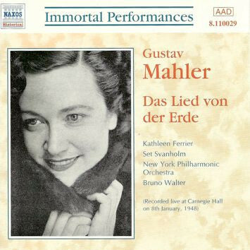 Livrenpoche : Gustav Mahler - Kathleen Ferrier, Set Svanholm, New York Philharmonic Orchestra*, Bruno Walter - Das Lied Von Der Erde - Gustav Mahler - CD