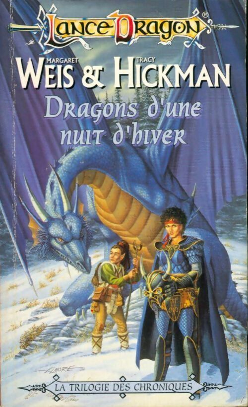 Livrenpoche : La trilogie des chroniques Tome II : Dragons d'une nuit d'hiver - Margaret Weis - Livre