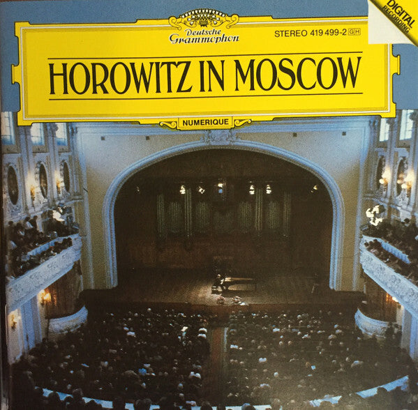 Livrenpoche : Horowitz - Horowitz in moscow - Horowitz - CD