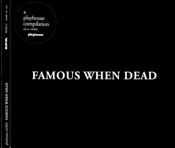 Livrenpoche : Famous when dead - Collectif - CD