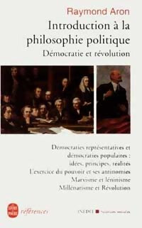 Introduction à la philosophie politique - Raymond Aron - Livre