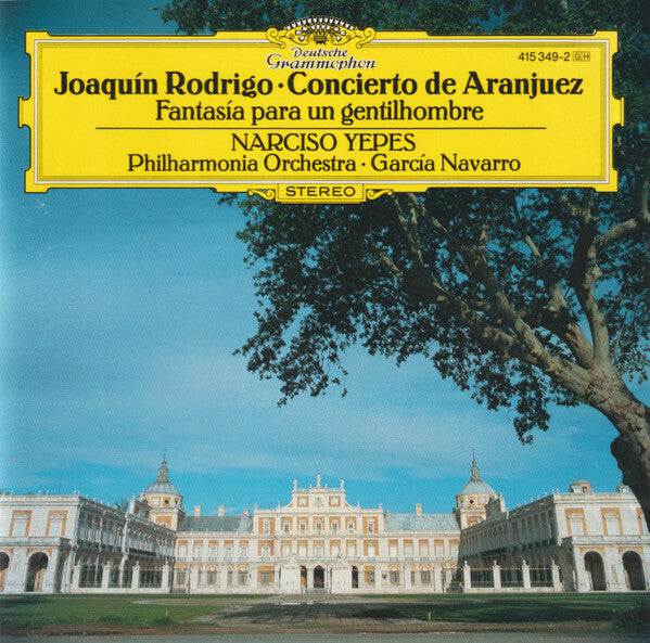 Livrenpoche : Joaquín Rodrigo , Narciso Yepes , Philharmonia Orchestra , English Chamber Orchestra, Garcia Navarro - Concierto de aranjuez , fantasía para un gentilhombre - Narciso Yepes, Philharmonia Orchestra, English Chamber Orchestra, Joaquín Rodrigo, Garcia Navarro - CD