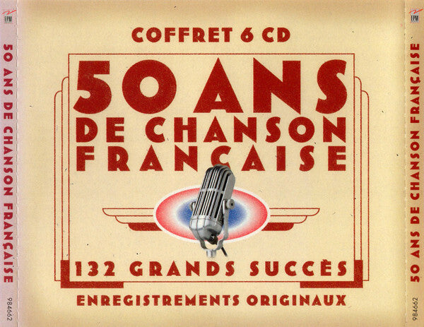 Livrenpoche : 50 ans de chanson française - Collectif - CD