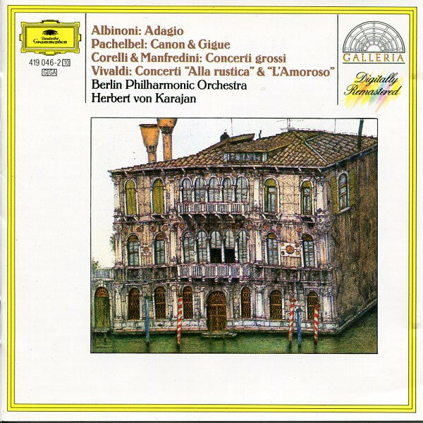 Livrenpoche : Albinoni, Corelli, Vivaldi, Pachelbel, Manfredini , Herbert Von Karajan & Berliner Philharmoniker - Adagio , kanon & gigue , concerti grossi , concerti alla rustica & l'amoroso - Vivaldi, Albinoni, Pachelbel, Corelli, Manfredini, Herbert Von Karajan & Berliner Philharmoniker - CD