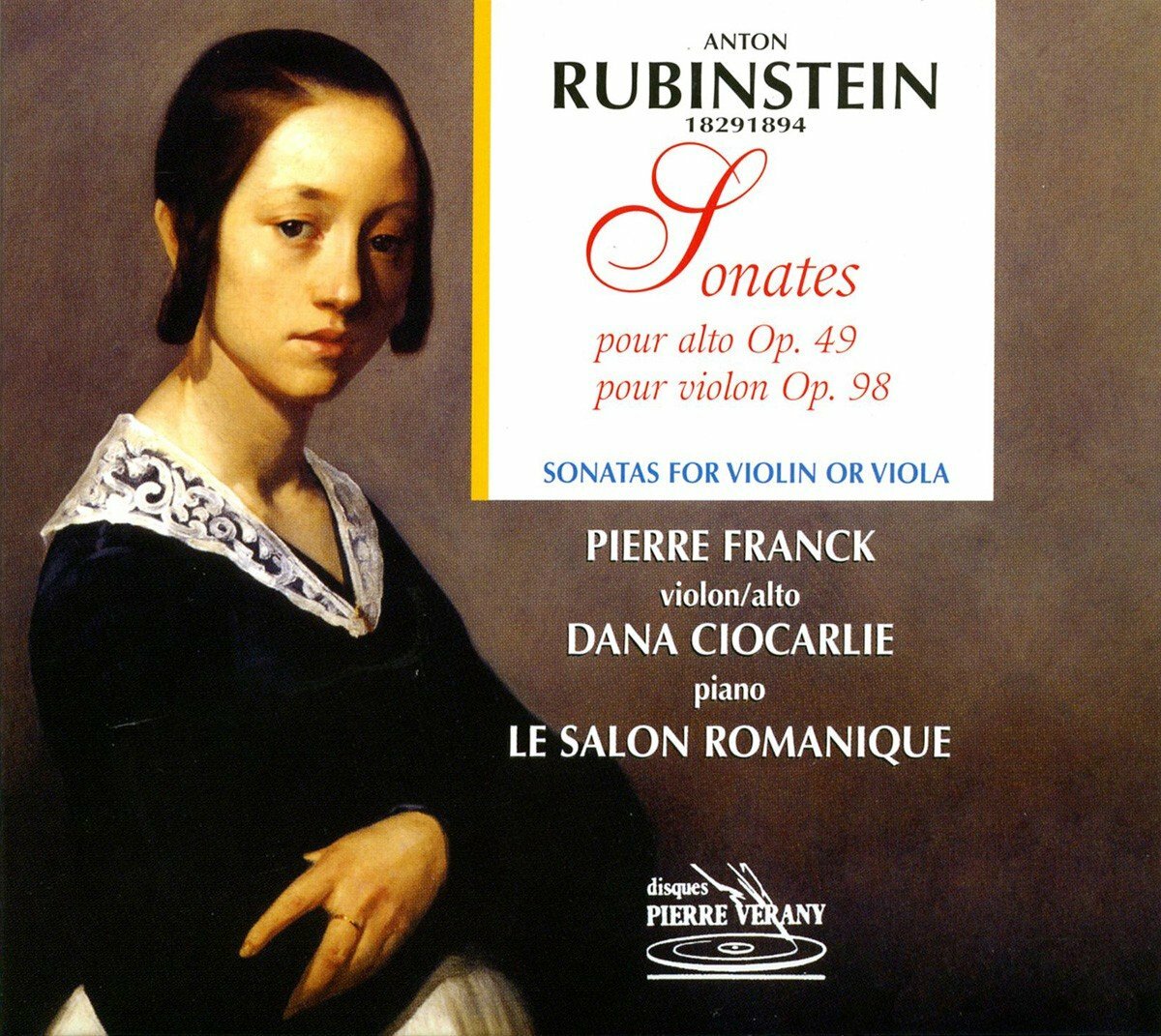 Livrenpoche : Sonates pour violon et alto, 49 et opus 98 - Pierre Franck & Dana Ciocarlie - CD