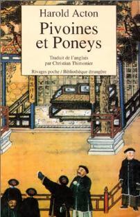 Pivoines et poneys - Harold Acton - Livre