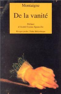 De la vanité - Montaign - Livre