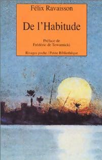 Livrenpoche : De l'habitude - Félix Ravaisson - Livre