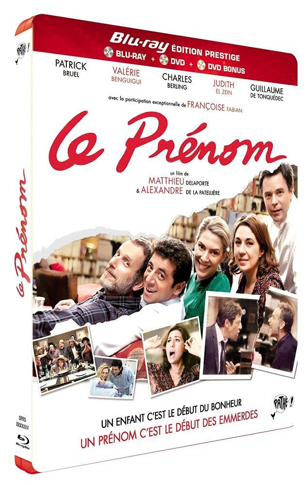 Livrenpoche : Le Prénom (Édition Prestige) - Matthieu Delaporte, Alexandre de La Patellière - DVD