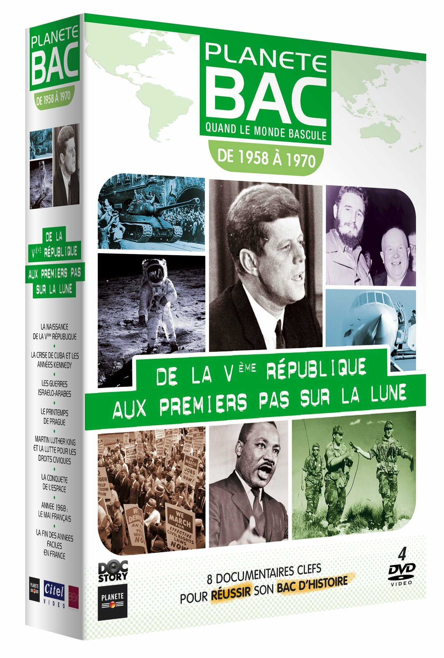 Livrenpoche : Planète Bac : Quand Le Monde Bascule Coffret 2 : 1958-1970 - XXX - DVD