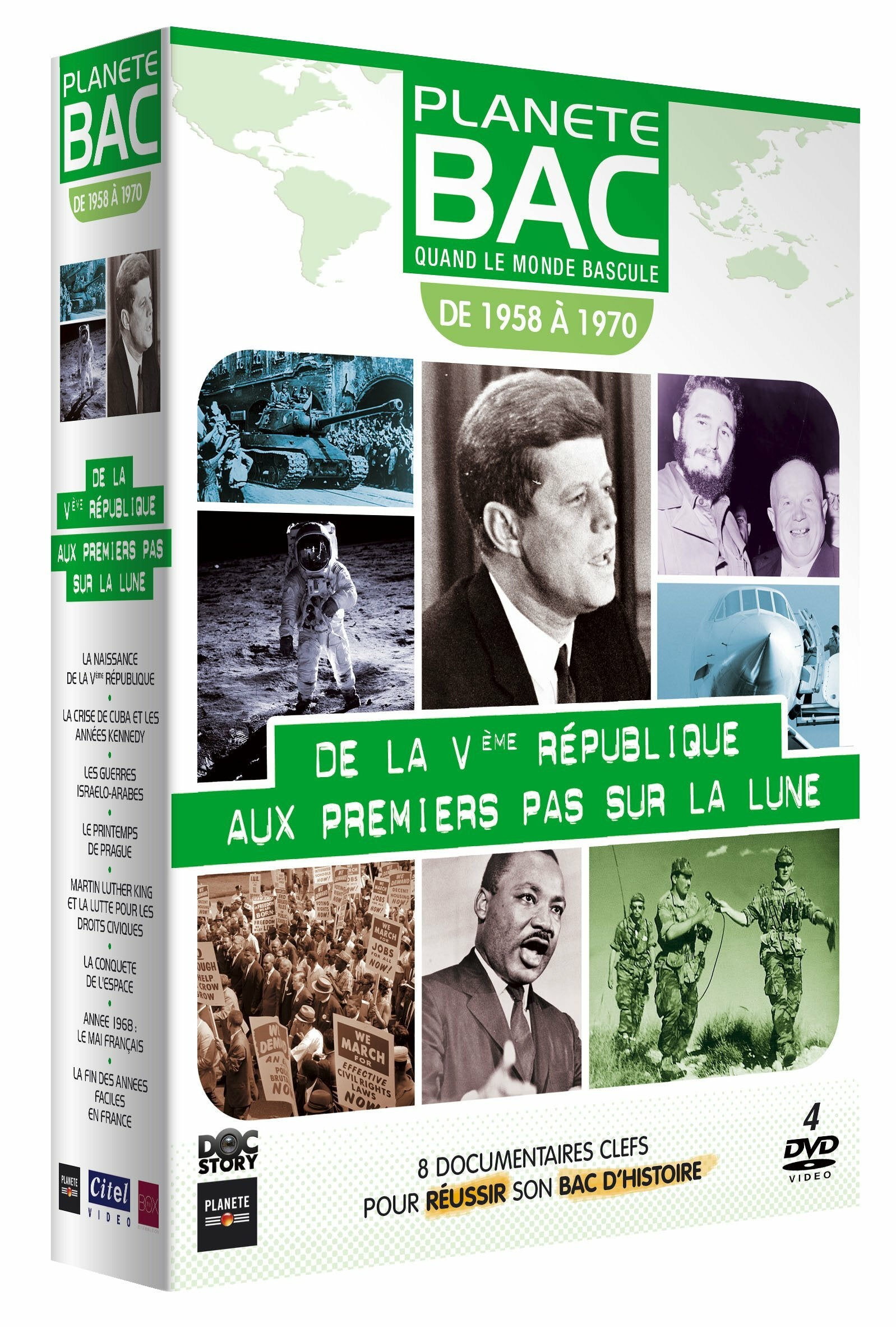 Livrenpoche : Planète Bac : Quand Le Monde Bascule Coffret 2 : 1958-1970 - XXX - DVD