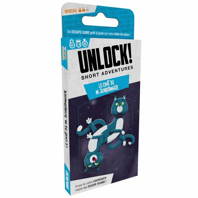 Livrenpoche : Unlock ! Short Adventures : Le Chat de M. Schrodinger -  - jeuSociete