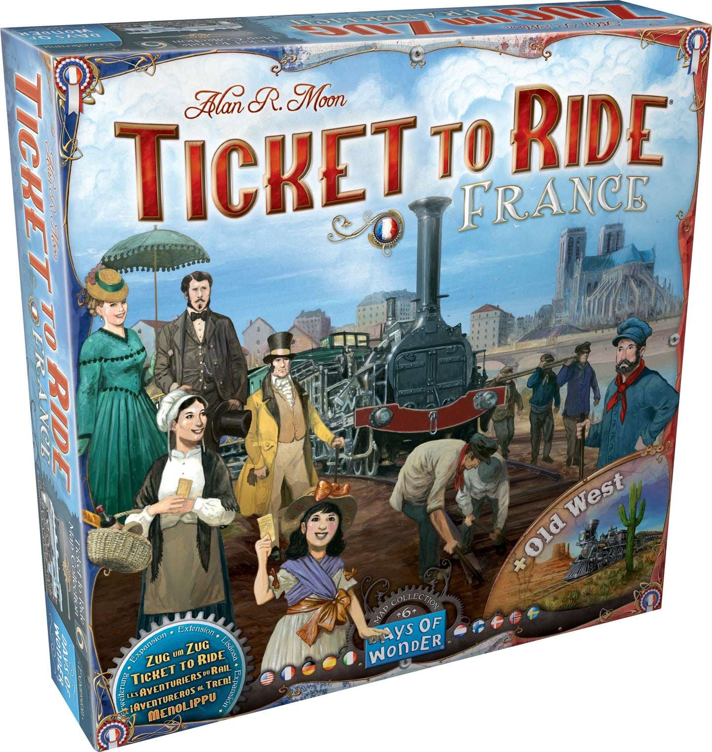 Livrenpoche : Les Aventuriers du Rail : France + Conquête de l'Ouest -  - jeuSociete