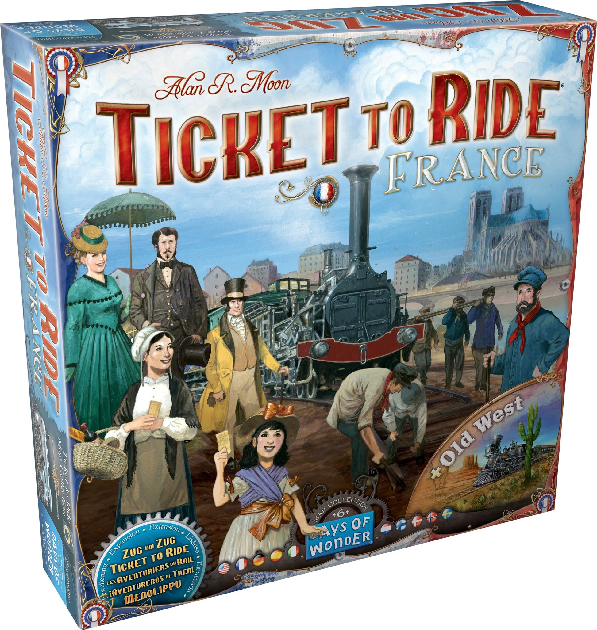 Livrenpoche : Les Aventuriers du Rail : France + Conquête de l'Ouest -  - jeuSociete
