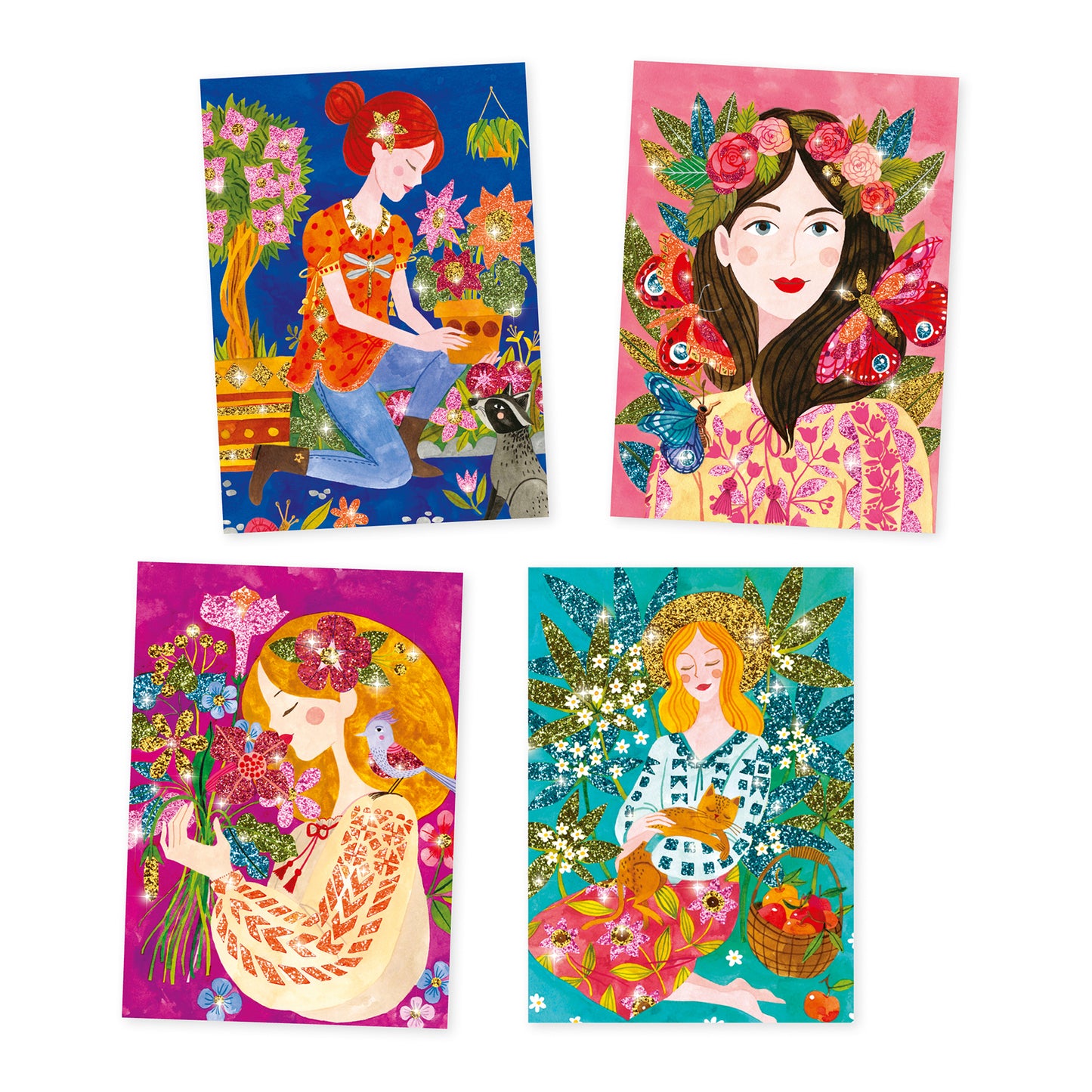 Livrenpoche : Le parfum des fleurs - Tableaux à pailleter -  - jeuSociete