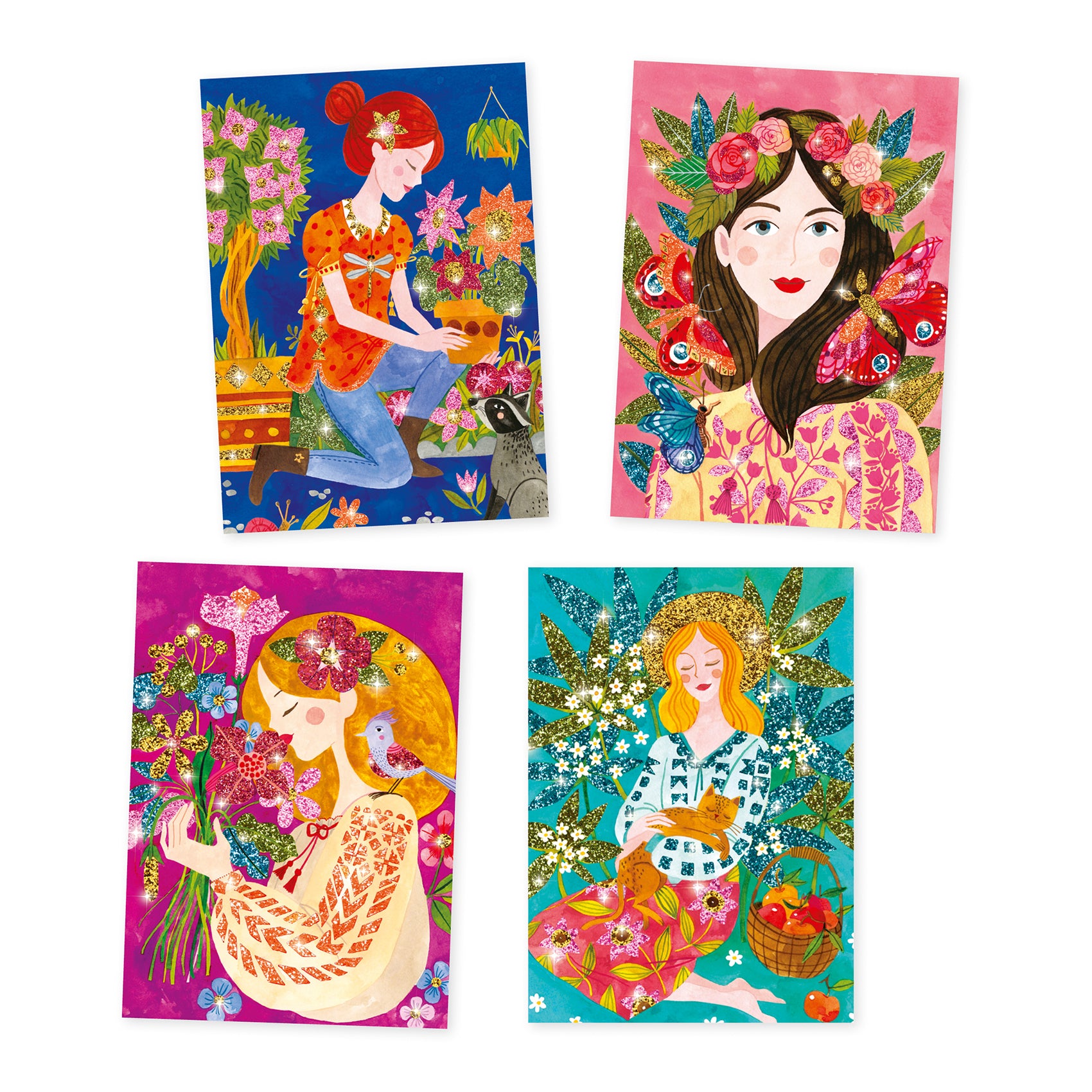 Livrenpoche : Le parfum des fleurs - Tableaux à pailleter -  - jeuSociete