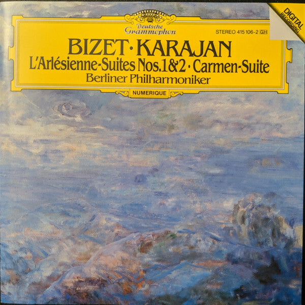 Livrenpoche : Bizet - Karajan - Berliner Philharmoniker - L'Arlésienne-Suites Nos. 1 & 2 - Carmen-Suite - Bizet, Karajan - CD