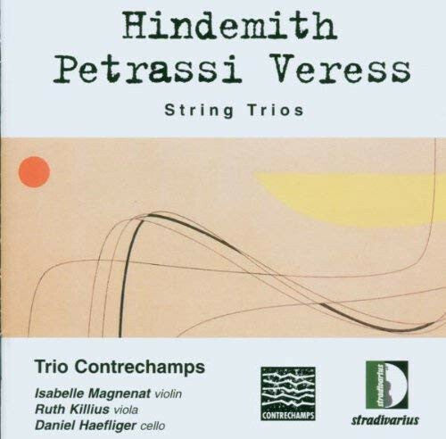 Livrenpoche : Hindemith - Petrassi - Veress, Trio Contrechamps - String Trios - Hindemith - CD