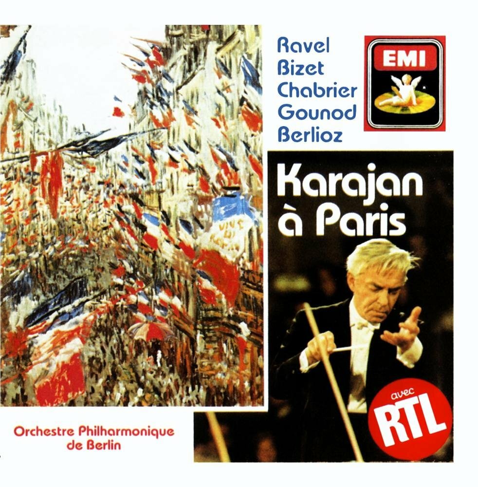 Livrenpoche : Karajan à Paris : Ravel, Bizet, Chabrier, ... - Karajan - CD
