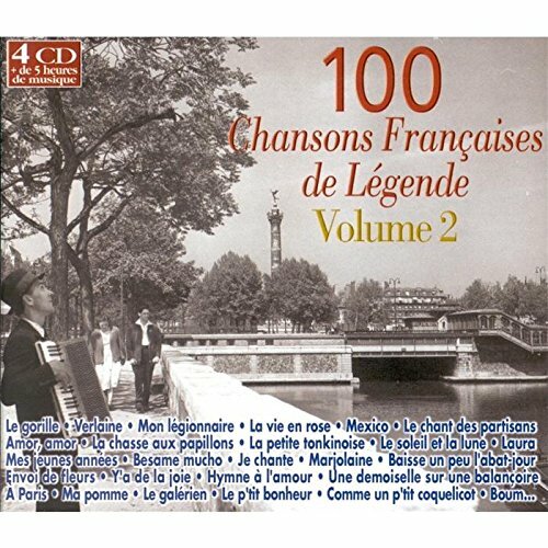 Livrenpoche : 100 Chansons françaises de légende Vol. 2 - Collectif - CD