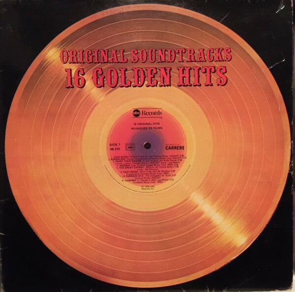 Livrenpoche : Original Soundtracks 16 Golden Hits - Collectif - Vinyle