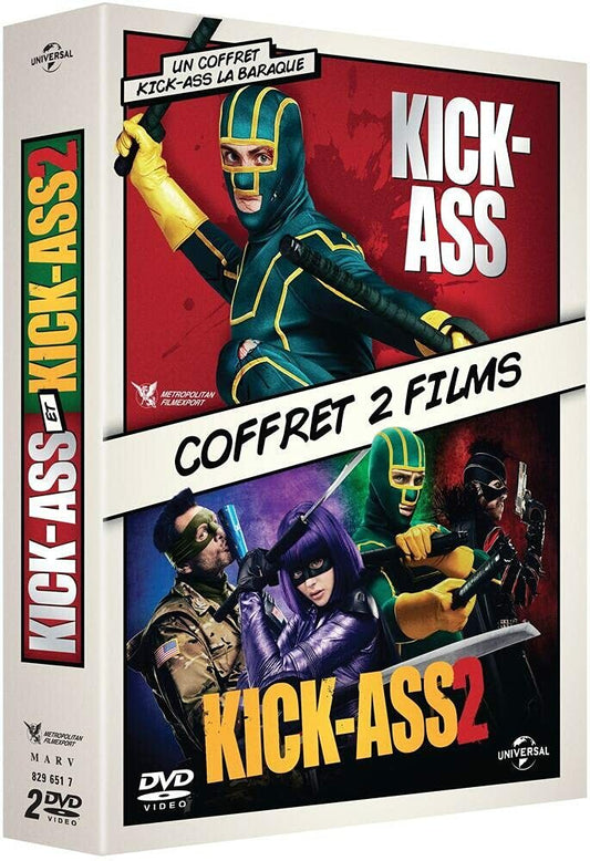 Livrenpoche : Kick-ass 1 & 2 (Coffret 2 DVD) - Matthew Vaughn, Jeff Wadlow - DVD