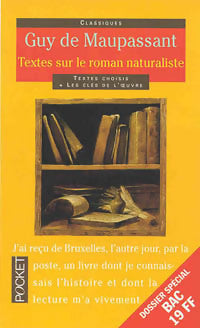 Livrenpoche : Textes sur le roman naturaliste - Guy De Maupassant - Livre