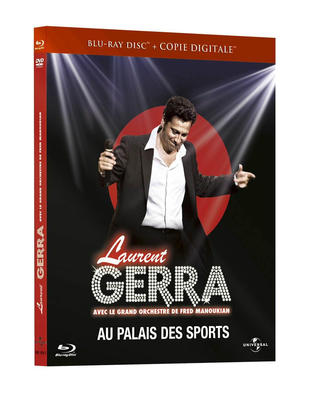 Livrenpoche : Laurent Gerra avec le grand orchestre de Fred Manoukian au Palais des Sports - Gérard Pullicino - DVD