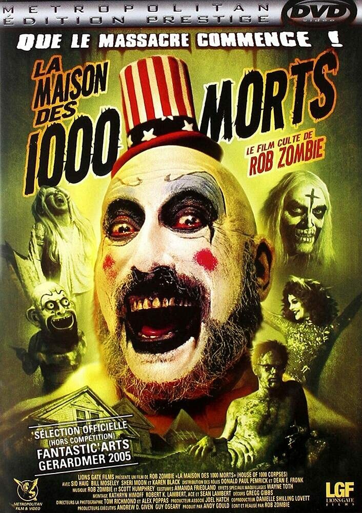 Livrenpoche : La maison des 1000 morts - Rob Zombie - DVD
