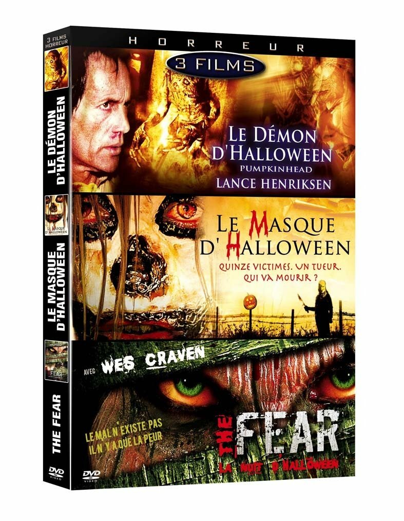 Livrenpoche : Horreur halloween : Le demon d'halloween / Le masque d'halloween / The fear - XXX - DVD
