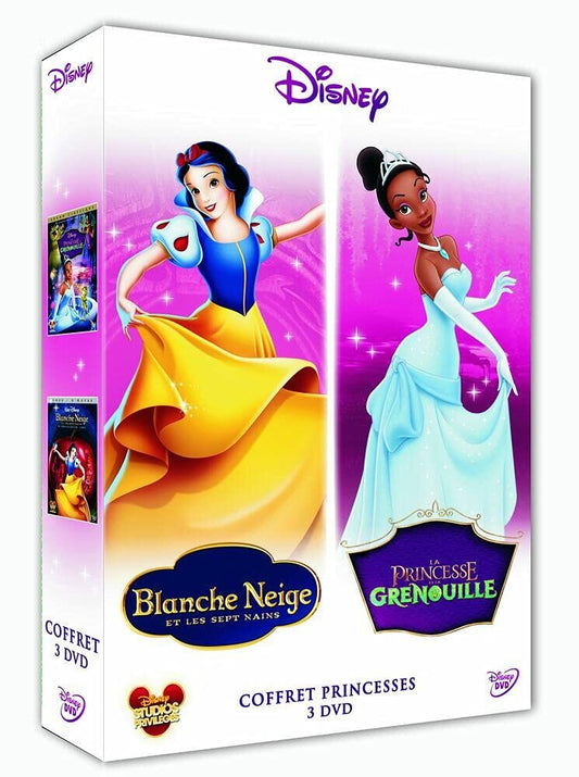Livrenpoche : La princesse et la grenouille + blanche-neige et les sept nains (coffret 2 dvd) - David Hand, Ron Clements, John Musker - DVD