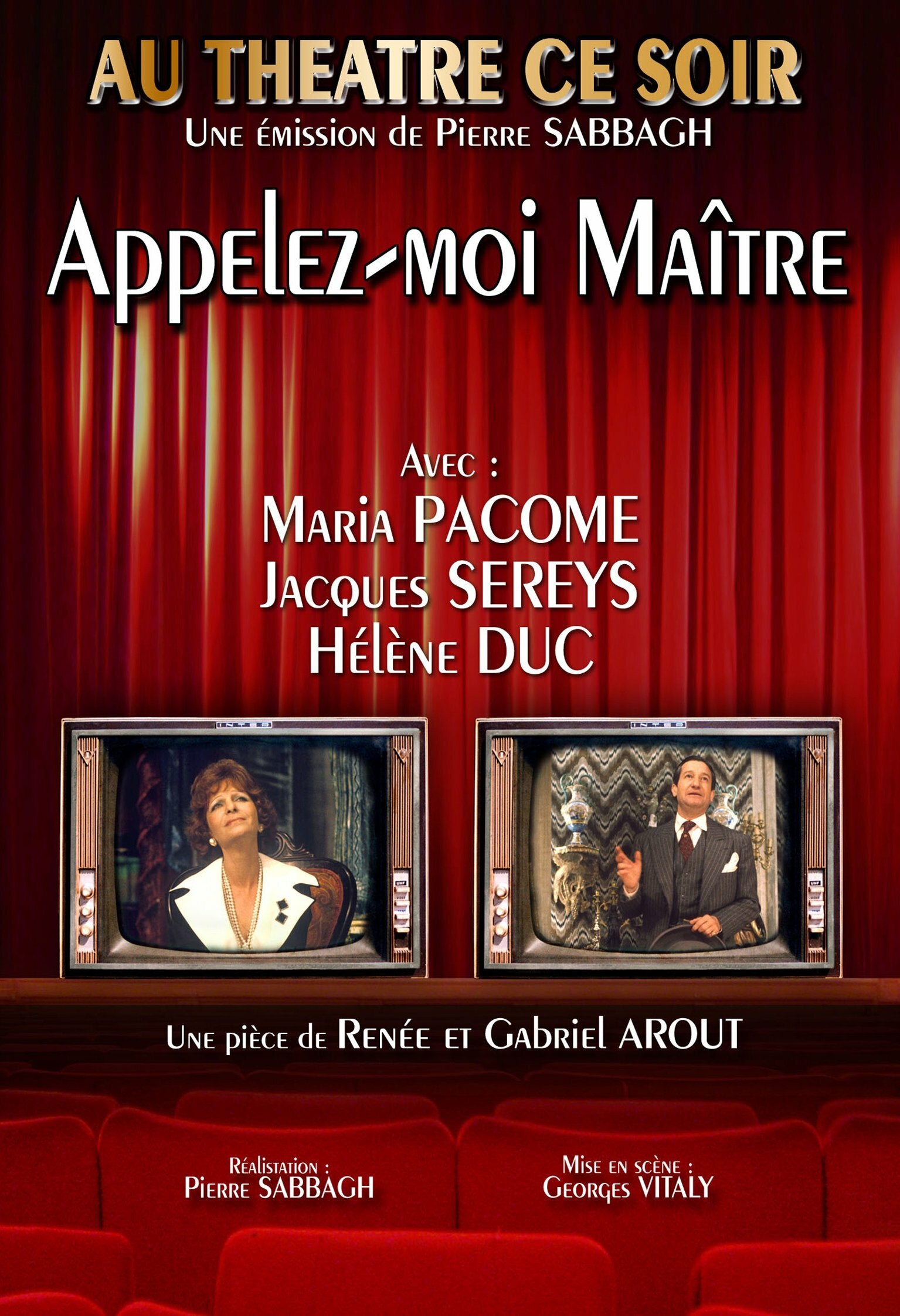 Livrenpoche : Au théâtre ce soir : Appelez-moi maître - Pierre Sabbagh - DVD
