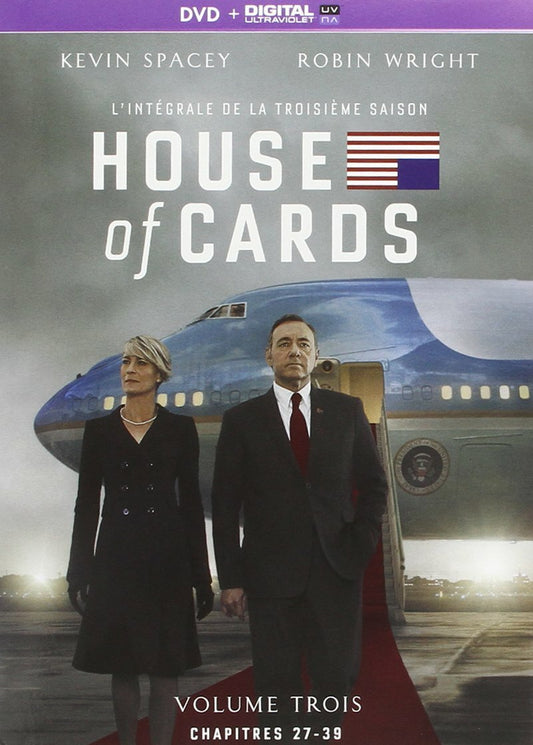 Livrenpoche : House of cards Saison 3 - Agnieszka Holland, John David Coles, James Foley, Robin Wright, Tucker Gates, John Dahl - DVD