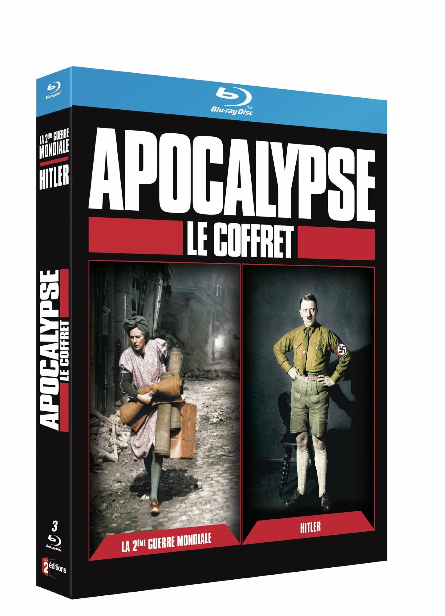 Livrenpoche : Coffret apocalypse : La seconde guerre mondiale + Hitler - Isabelle Clarke, Daniel Costelle - DVD