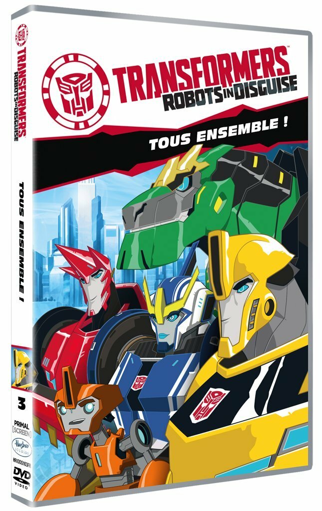 Livrenpoche : Transformers : Robots in disguise Vol. 3 : Tous ensemble - David Hartman, Frank Marino, Scooter Tidwell, Todd Waterman, Vinton Heuck - DVD