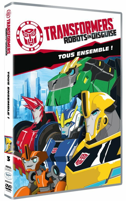 Livrenpoche : Transformers : Robots in disguise Vol. 3 : Tous ensemble - David Hartman, Frank Marino, Scooter Tidwell, Todd Waterman, Vinton Heuck - DVD