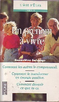 Livrenpoche : Un prénom à vivre - Geneviève Salvatge - Livre