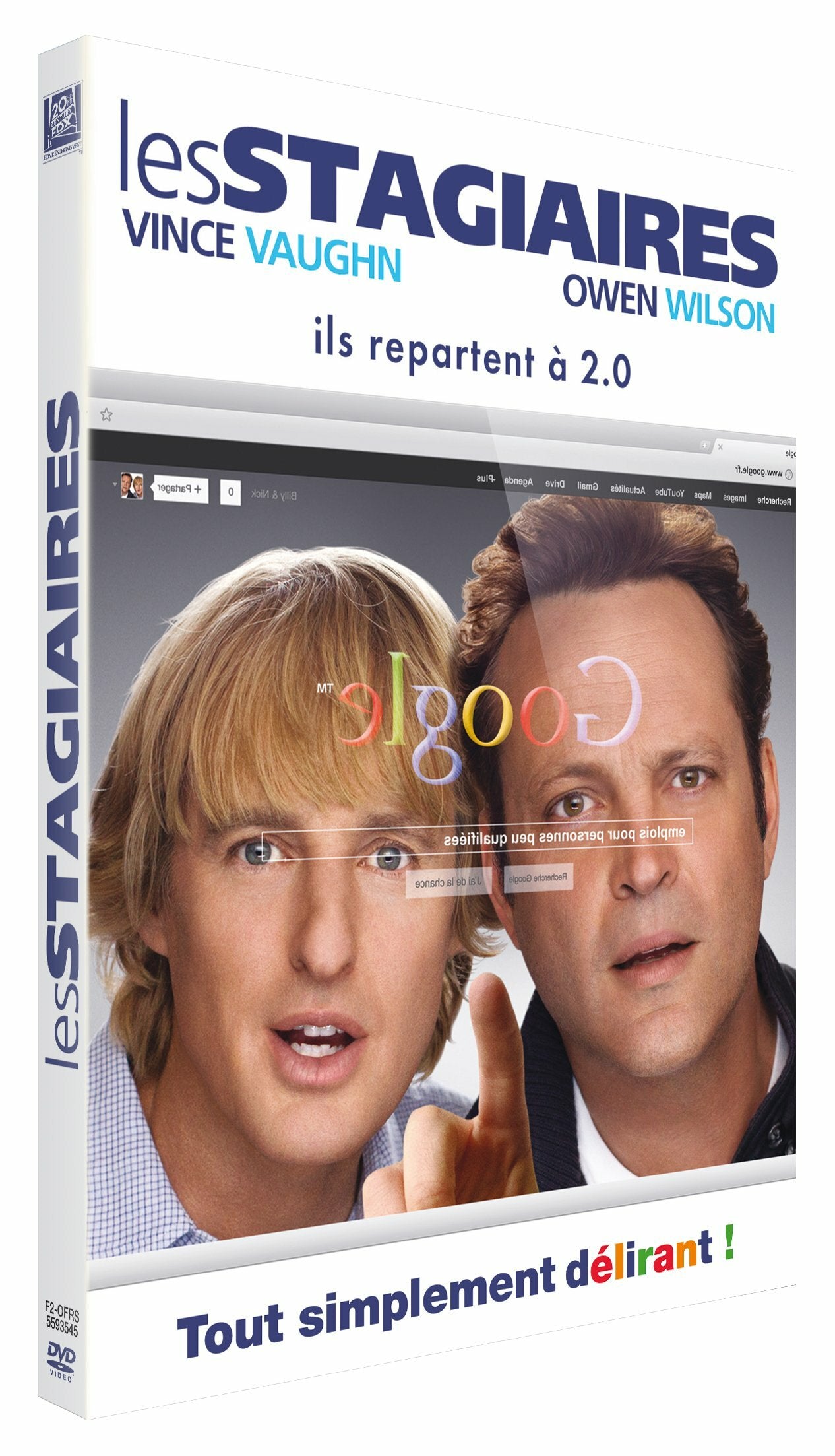 Livrenpoche : Les stagiaires - Shawn Levy - DVD