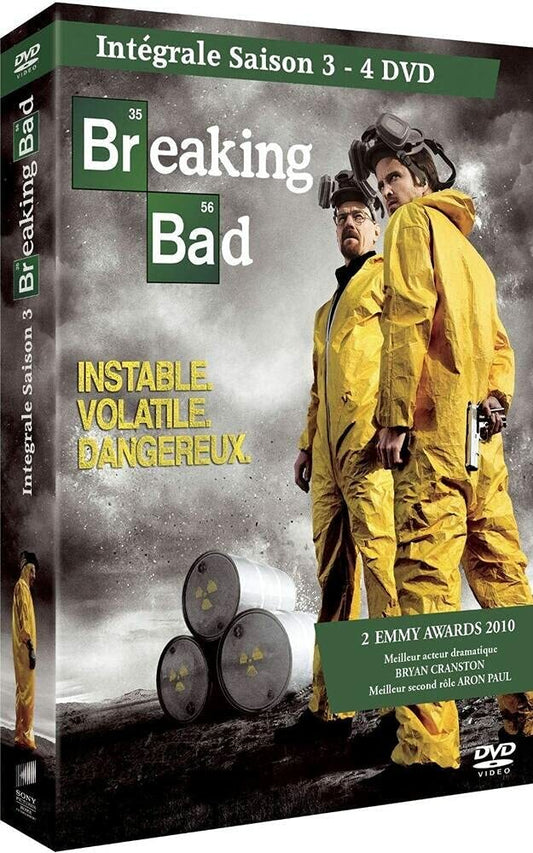 Livrenpoche : Breaking bad Saison 3 - Scott Winant, Michelle MacLaren, Adam Bernstein, Vince Gilligan, Rian Johnson, Colin Bucksey, Michael Slovis, Bryan Cranston, Johan Renck, John Shiban - DVD