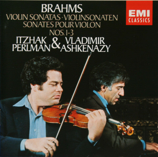 Livrenpoche : Brahms*, Itzhak Perlman & Vladimir Ashkenazy - Violin Sonatas - Brahms, Itzhak Perlman & Vladimir Ashkenazy - CD
