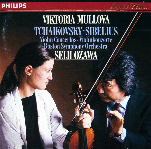 Livrenpoche : Tchaikovsky* / Sibelius* - Viktoria Mullova, Boston Symphony Orchestra, Seiji Ozawa - Violin Concertos = Violinkonzerte - Tchaikovsky, Sibelius - CD